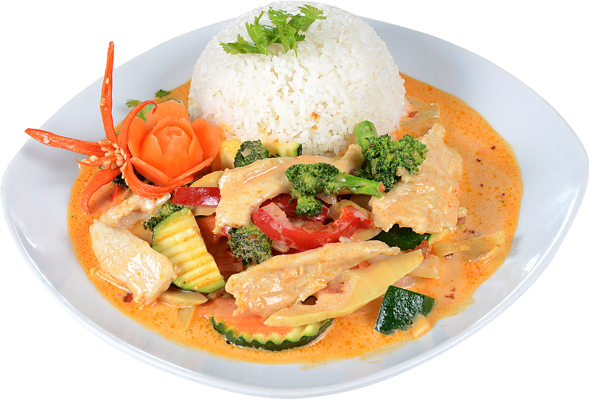 44. HÜHNERFLEISCH THAI CURRY