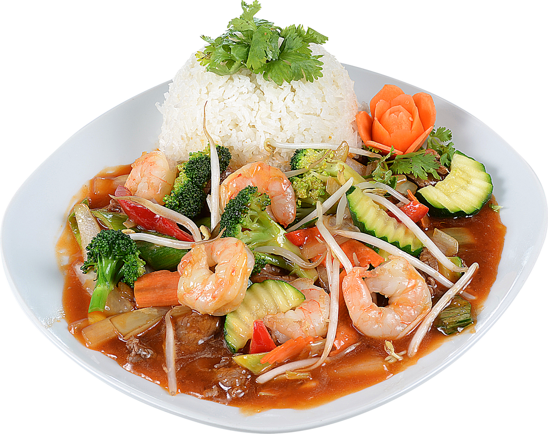 72. GARNELEN CHOP SUEY