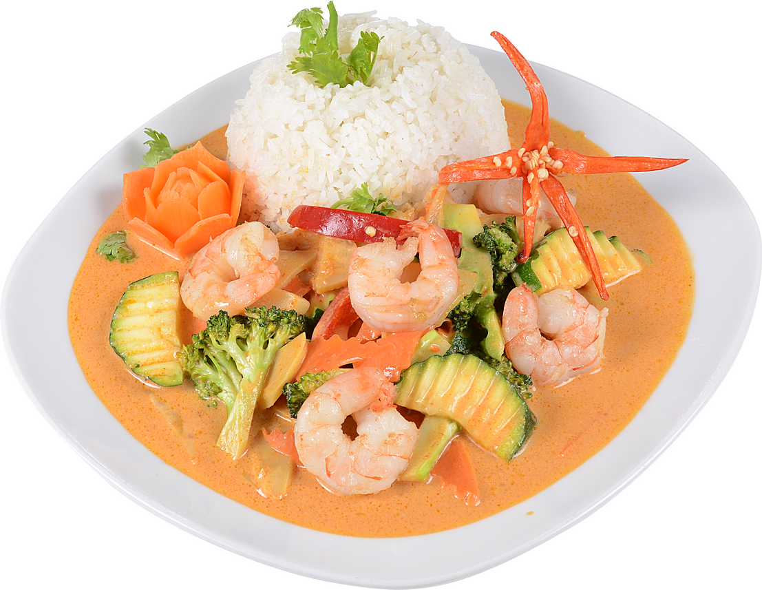 73. GARNELEN THAI CURRY